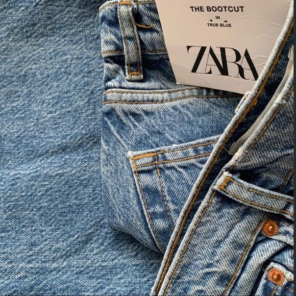 Zara NWT bootcut high rise Jeans - Picture 8 of 13